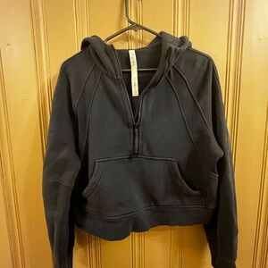 Lululemon Scuba Iron Blue Hoodie Sweater